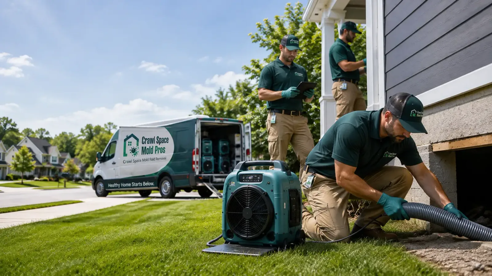 Crawl Space Mold Removal in Rigby, ID